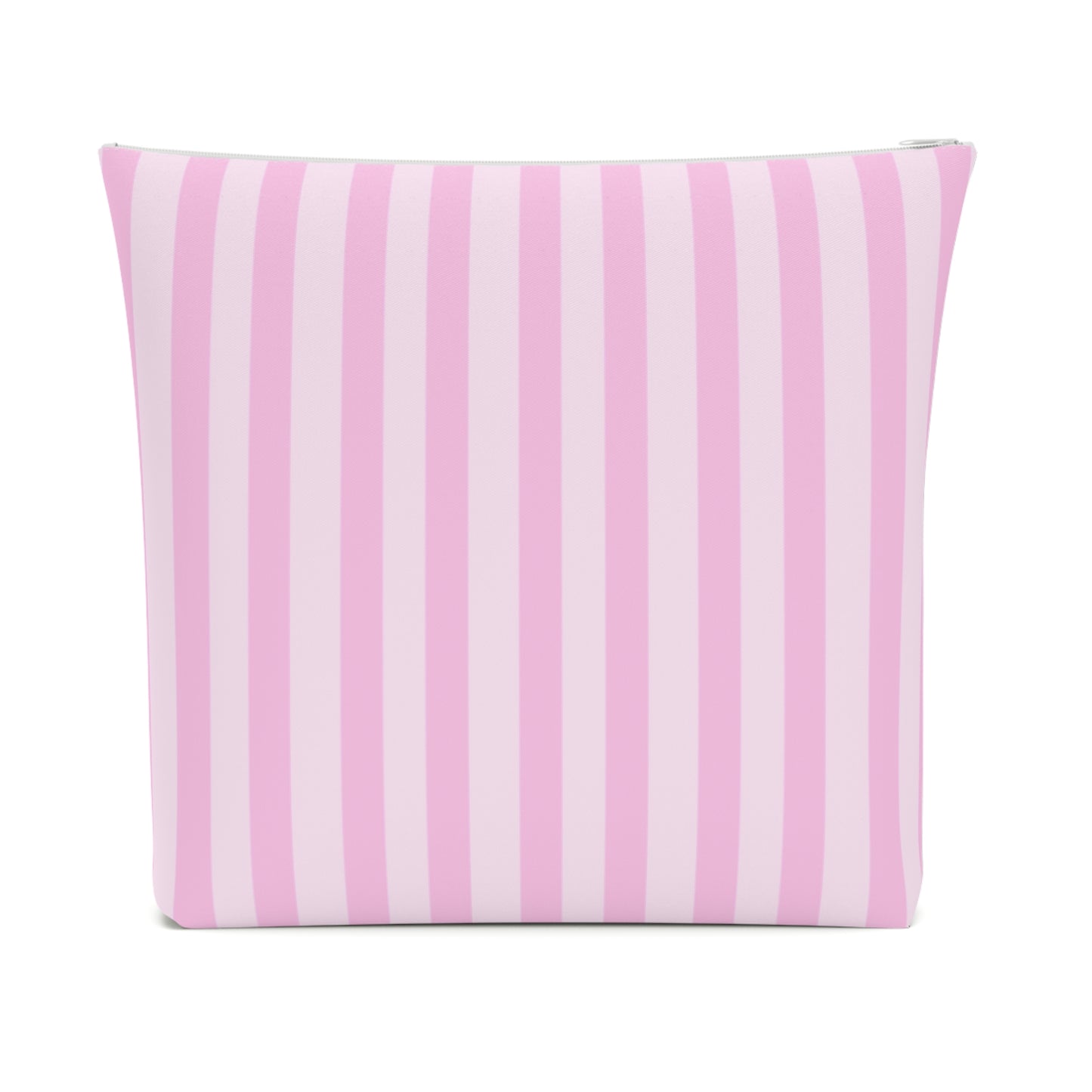 Pink Striped XL Cosmetic Bag