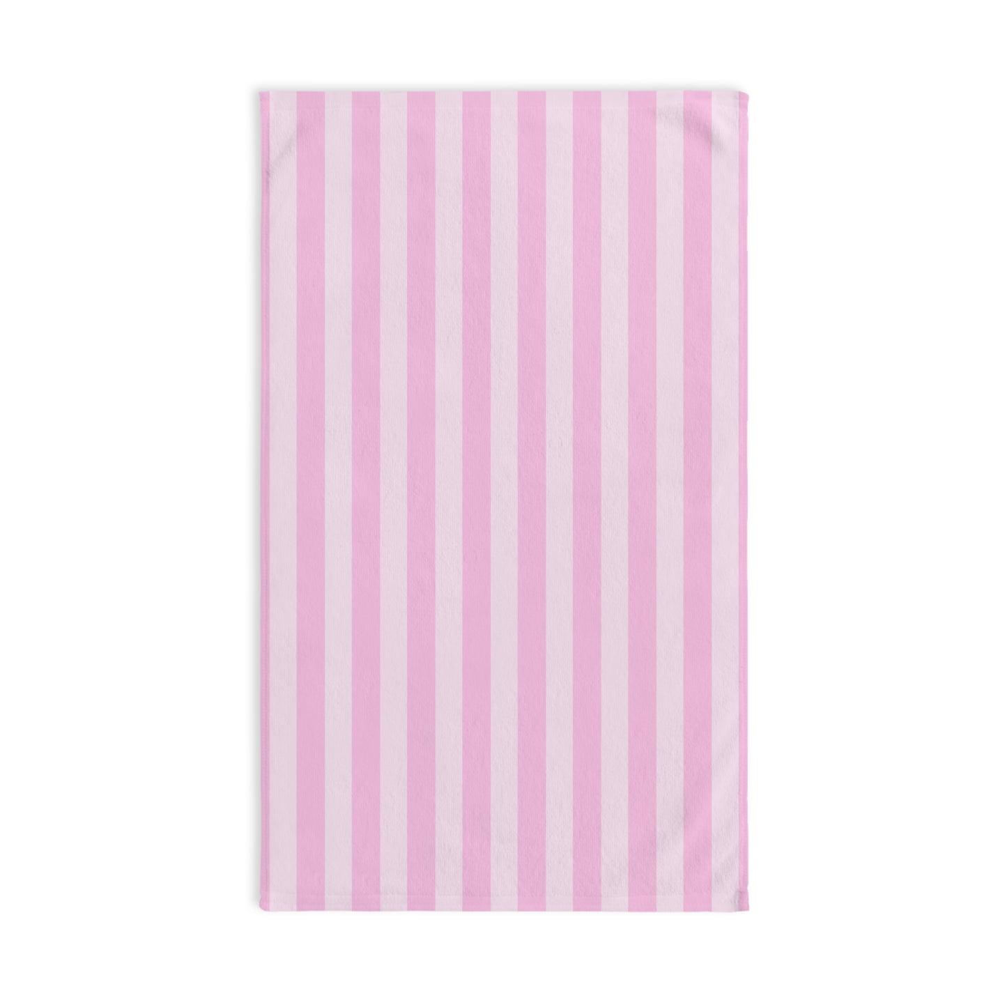 Pink Striped Hand Towel