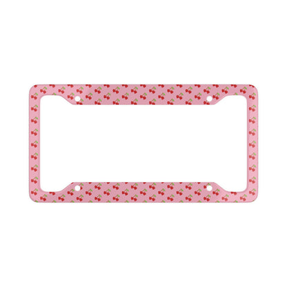 Cherry License Plate Frame