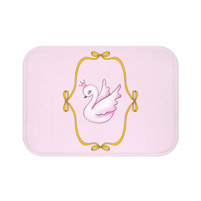 Swooning Swan Bath Mat