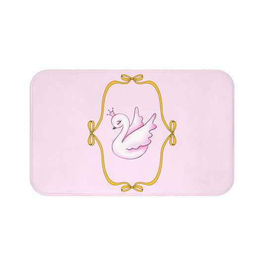 Swooning Swan Bath Mat