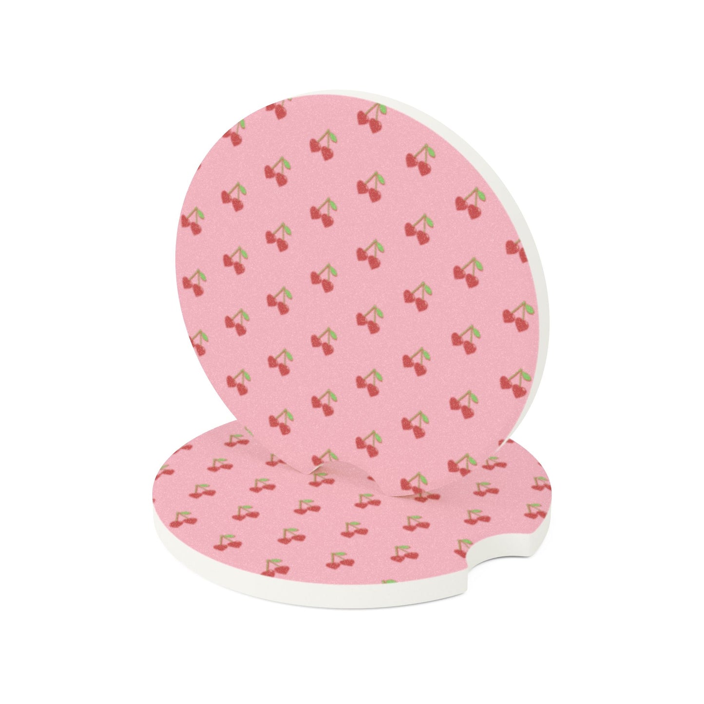 Cherry Car Coaster Set