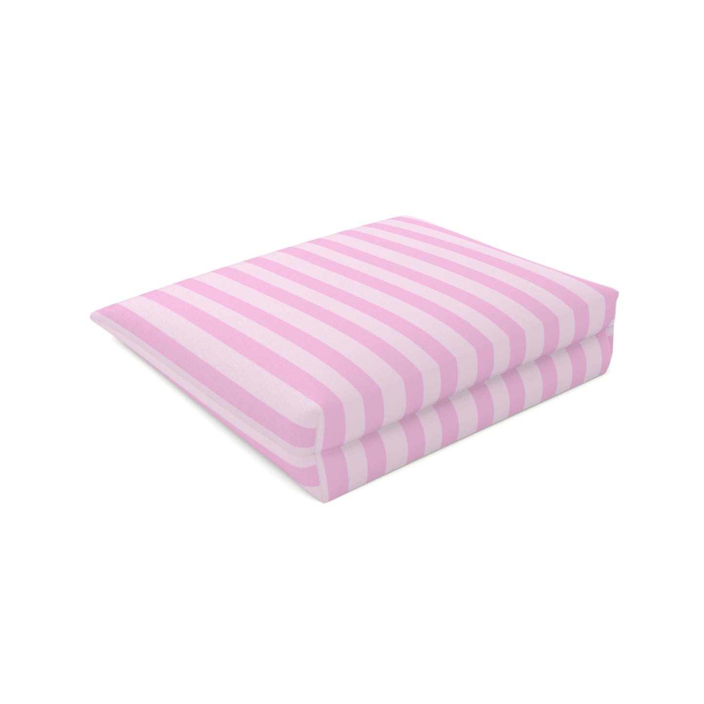 Pink Striped XL Cosmetic Bag