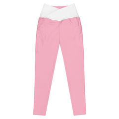 Pink Color Block Leggings