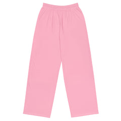 Cherry Pink Wide-Leg Pants