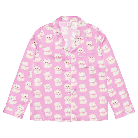 Purrfect Long Sleeve Pajama Top