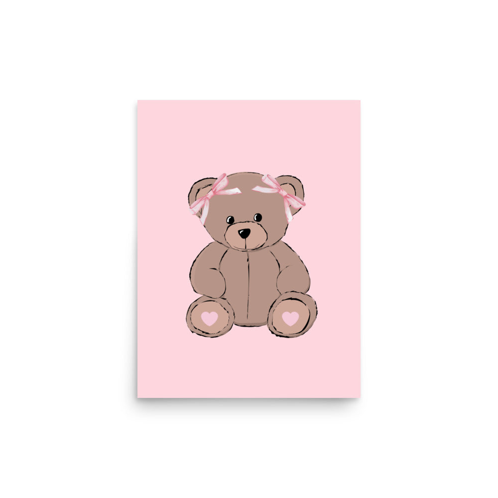 Cuddly Bear Print